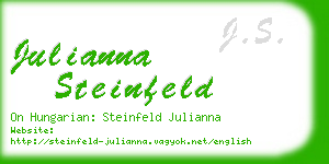 julianna steinfeld business card